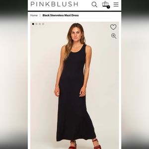 Maternity Sleeveless Maxi Dress